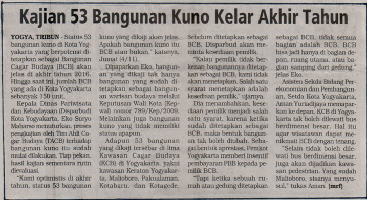 Kliping jogja terbaru